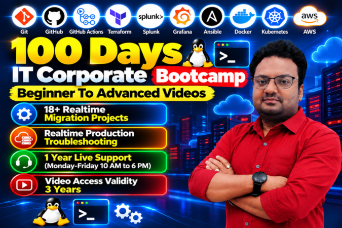 100 Days IT Corporate Bootcamp Beginner to Advanced